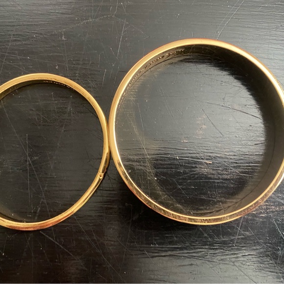 Kate Spade Elegant Gold and Cream Bangle Set (one needs repair) - Picture 5 of 5